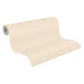 A.S. Création Vliestapete mit Textilstruktur - helle Uni-Tapete in Beige, Orange, Rosa 10,05 m x 0,53 m - 306896