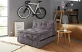 Home affaire Sessel Pia, Loungesessel aus Cord, in 2 Größen, Pouf-Funktion.