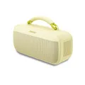 Bose Tragbarer SoundLink Max Lautsprecher, große tragbare Bluetooth Boombox mit Akku, wasserdichte Lautsprecher Boxen, bis zu 20h Akkulaufzeit, USB-C, integrierter 3,5 mm AUX-Eingang, Zitrusgelb