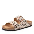 Tamaris Damen Fußbett Pantolette flach, beige, 38 EU