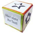 TimeTEX Spielesammlung Blanko-Würfel mit Einstecktaschen 6 cm