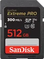SanDisk Extreme PRO, 512 GB, SDXC, Klasse 10, UHS-II, 300 MB/s, 260 MB/s