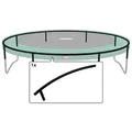 BERG Oberer Rahmen für Champion Trampoline 270, für TwinSpring Federn