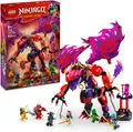 LEGO® Chaosdrache Donnerzahn (71832), LEGO® Ninjago Konstruktionsspielsteine, (668 St), Made in Europe