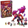 LEGO 71832 NINJAGO Chaosdrache Donnerzahn, 6 Minifiguren, Aufstieg der Drachen