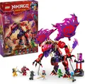 LEGO NINJAGO Chaosdrache Donnerzahn bewegliche Actionfigur 6 Minifiguren 71832
