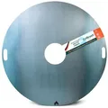 Grillrost.com BBQ Grillrost BBQ 100er Feuerplatte (6mm), Made in Germany silberfarben Feuerplatte Ø 100cm (6mm) | 1000 cm x 1000 cm x 6 cm