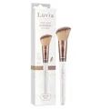 Luvia Cosmetics Professioneller Make-up Pinsel Luvia, Blush Schminkpinsel, Bronzer Pinsel, angeschrägter Puder Pinsel, veganer Kosmetikpinsel, 213 // Blush Brush - Elegance