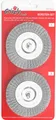 Fugenbürste Metallbürste | 2-teiliges Unkrautbürsten-Set für Grizzly Tools Fugenbürste EFB 400 401 402 403 404 | passend für AFB 18 Li AFB 18 Lion AFB 1810 Lion Set