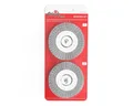 Grizzly Tools Fugenbürste Fugenbürste 2er-Set Blistervpackung Metall für EFB 400, EFB 401, für Elektrische Reinigunsbürsten, (2 Stück, 2-tlg)