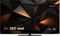 LOEWE We. SEE 65 Zoll OLED-TV, Ultra HD, Smart TV, HDR, Dolby Vision, Dolby Atmos, 60W Soundbar, drehbarer Tischfuß, AirPlay, HDMI 2.1, dünn