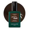 Manucurist Green Flash™ Dunkelbrauner Gel Nagellack Mocha - Hema Free UV Lack, 12-Free Lack, Bio-basiert - Nagellack für UV Lampe für Gelnägel - 15ml