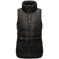 MARIKOO Damen Weste Outdoor Bodywarmer Winter Windbreaker Steppweste Kiraraa
