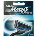 Gillette Mach3 Turbo 4 Stück Ersatzkopf