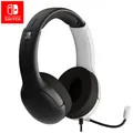 PDP LVL40 Stereo Kopfhörer Mic für Nintendo Switch / PC Gaming Weiß/Schwarz