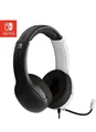 PDP LVL40 Stereo Kopfhörer Mic für Nintendo Switch / PC Gaming Weiß/Schwarz