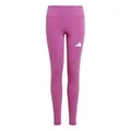adidas Mädchen ESSENTIALS LEGGINGS, semi lucid fuchsia/white, 11-12 Years