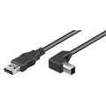 USB2.0 Kabel USB-A-Stecker auf USB-B-Stecker 90° 1,0m für Drucker