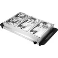 Steinborg SB-6020 Edelstahl Buffetwärmer Speisewärmer 4 Speisebehälter 300W