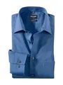 Herren Hemd Modern Fit Langarm,69 Nachtblau,46