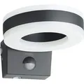 Oktaplex LED Außenwandleuchte mit Sensor Porto 3000K Warmweiß IP65 Anthrazit