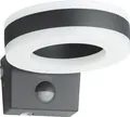 Oktaplex Außenlampe mit Bewegungsmelder LED 3000K Up & Dwon Beleuchtung Außenwandleuchte Porto IP65 anthrazit