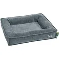 Hunter Tierbedarf Tierbett Orthopädisches Hundebett Melun graublau blau|grau 70 cm x 100 cm