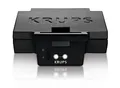 KRUPS FDK461 Sandwichmaker – Dreiecks-Sandwichtoasts, Keramik-Antihaftplatten, 850W, extra tiefe Form für leckere Gourmet-Sandwiches, schnelles Erhitzen, platzsparend, Standard, schwarz