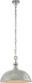 EGLO Pendelleuchte Easington, Hängelampe Industrial, Vintage, Retro, Hängeleuchte aus Stahl in Nickel, Esstischlampe, Wohnzimmerlampe, E27