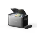 EF ECOFLOW 45L Tragbare Kühl- und Gefrierbox, Zweizonen-Autokühlbox mit 298-Wh-Batterie, App-Steuerung, 39 Stunden netzunabhängige Kühlung