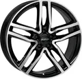 Alutec Ikenu diamant-schwarz frontpoliert 8x19 ET20 - LK5/112 ML66.5 Alufelge schwarz