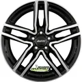 4x Alutec Ikenu diamant-schwarz frontpoliert 8x19 ET20 - LK5/112 ML66.5 Felge
