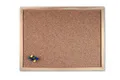 Pinwand 30 x 40cm Kork-Pinnwand mit Naturholzrahmen