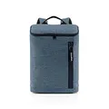 reisenthel overnighter-Backpack M - sportlich-eleganter Rucksack, Laptopfach, wasserabweisend, Couleur:Twist Blue