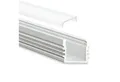 tktrading24 LED-Stripe-Profil GX-PL2 LED Alu Aufbau-Profil 200 cm, Stripes max. 12mm, silber
