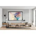 Saker Tab-Tension –Leinwände-Elite Screens Motorised electric projection-screen, Saker tab-tension, Elektrische Beamer Leinwand,  Projektionsleinwand-Elite Screens, Beamer Leinwand, Projektionsleinwand, Heimkino MaxWhite FG / Weiß / 16:9/110" (244 x 137 – Vorlauf )