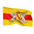 PHENO FLAGS Baden Flagge 90x150cm - wetterbeständige Fahne mit Messingösen, 100% Polyester, robuste Doppelnaht & in lebendigen Farben - ideal für Flaggen-Liebhaber
