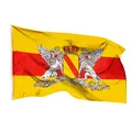 Baden Flagge 90x150cm  wetterbeständige Fahne mit Messingösen, 100% Polyester...
