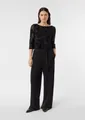 comma Jumpsuit Overall Jersey-Jumpsuit im Fabric Mix