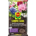 COMPO SANA® Rhododendron- und Hortensienerde, 50 L – mit 8 Wochen Dünger für Rhododendren, Hortensien und andere Pflanzen, die einen niedrigen pH-Wert bevorzugen