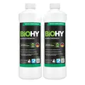 BiOHY Schmuckreiniger (2 x 1 liter) | Aktive Glanzformel | flüssiges Konzentrat für jedes Ultraschallgerät | für Uhren, Schmuck und Edelmetalle | effektive Ultraschall Reinigung