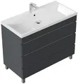 Waschtisch Fellini Waschplatz 100x84x48cm Badmöbel 3 Schubladen Standmöbel Bad