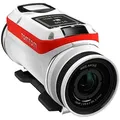 TomTom Bandit 16 Megapixel Full HD Action-Kamera, CMOS-Sensor, USB, WLAN, GPS, Speicherkarte, Smartphone-Steuerung - Rot/Weiß