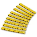 MC POWER - Kabelmarker Kabelmarkierer Clips (Kabel bis 6mm, Buchstaben A, B, C)
