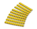 McPower Marker Kabelmarker-Clips, gelb, Kabel-Ø 4,0mm² - 6,0mm²