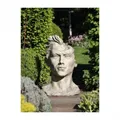Gartenfigur Gesicht "Mann", Antik, Medium Sofort Lieferbar
