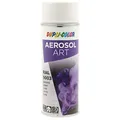 DUPLI-COLOR AEROSOL ART RAL 9003 signalweiß glänzend 400 ml, Spraylack für vielseitigen Einsatz, schnelltrocknend, hohe Deckkraft, für Innen- und Außenbereiche geeignet