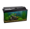 GarPet Aquarium Aquarium 50x30x30 45 L Starterset Becken mit Abdeckung LED Beleuchtung