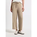 STREET ONE Stoffhose High Waist beige 34