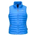 Blue Wave Damen Steppweste Olivia mit Stehkragen - Gesteppte Weste packable inkl. Packbeutel in Azur Größe 40